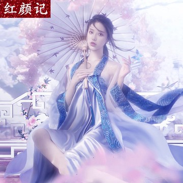 銅雀春深影樓攝影寫真性感女古裝主題中國風唐裝漢服走秀演出服裝