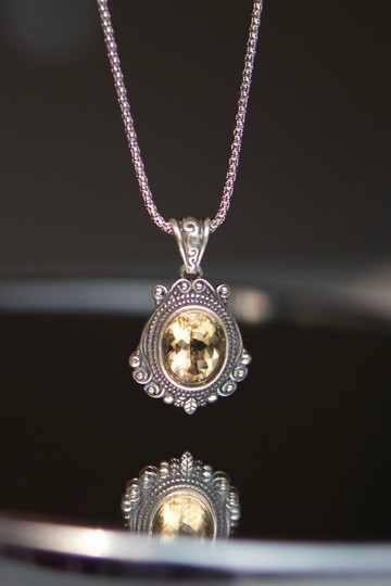 天然黃水晶 橢圓鑽切 S925銀 金錢水晶 招財