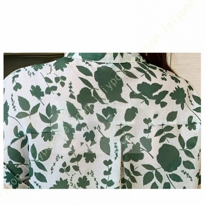 ハイネックブラウス 立ち襟 半袖 オフィス きれいめ 上品 スーツインナー シフォン さらさら 白 緑 ホワイト 花柄 シンプル ベーシック かわいい 夏 接触冷感 ハイネックブラウス 立ち襟 半袖 オフィス きれいめ 上品 スーツ