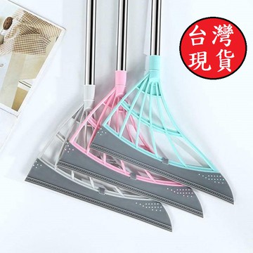 憶香許快樂購 摺疊 魔術掃把 清潔 浴室 玻璃 一體刮水 拖把 家用 小掃把 伸縮 掃把