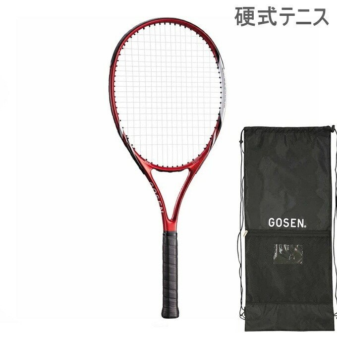 GOSEN ゴーセン 硬式テニスラケット レッドWIZARD ET RE 新入部員 