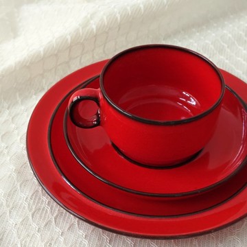 Rosenthal | Thomas| 羅森泰 托馬斯 杯盤組 盤子 三件組 復古 德國