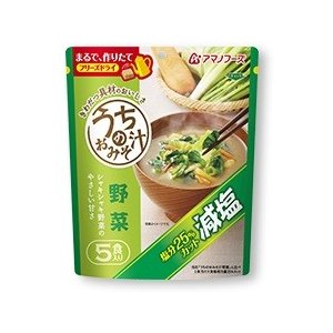 減塩うちのおみそ汁　野菜（５食）　37g×6