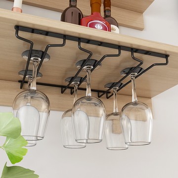 歐式紅酒杯架倒掛家用創意高腳杯架懸掛酒杯架子掛架擺件收納神器