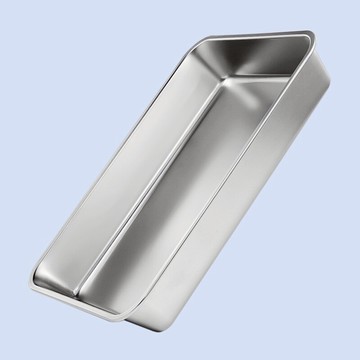 加厚不銹鋼盆家用長方形廚房方盆大號盆子特大號大盆餐盆菜盆托盤