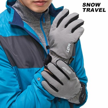 Snow Travel GoreTex防水透氣可觸控手套 AR-75 (M-L) / 城市綠洲 (雪之旅、防水透氣、Primaloft、止滑、加厚保暖、滑雪)