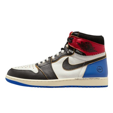 JORDAN 1 RETRO HIGH OG SP FRAGMENT X UNION LA VARSITY RED SPORT ROYAL