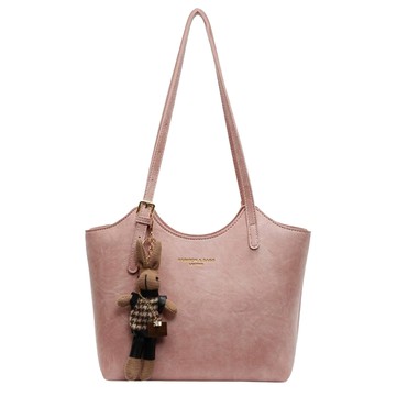 AFAMIC 艾法 G14新款韓版百搭大容量收納旅行手提包/單肩包/手提袋/托特包  26 x 22 x 10cm  粉色