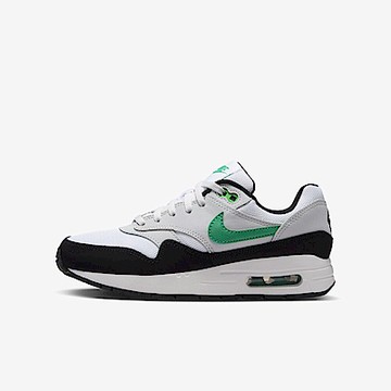 Nike Air Max 1 GS [DZ3307-108] 大童 休閒鞋 運動 復古 經典 氣墊 緩震 舒適 白黑綠