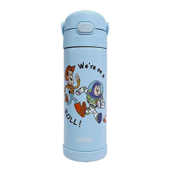 THERMOS 膳魔師 玩具總動員不鏽鋼真空保冷瓶 F41102SWB-BL 藍色 470ml  1個