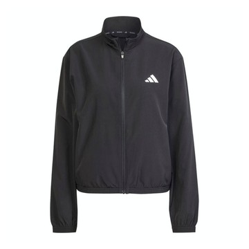 Adidas TE 3S Woven JKT JD6539 女 立領外套 運動外套 休閒穿搭 吸濕排汗 黑