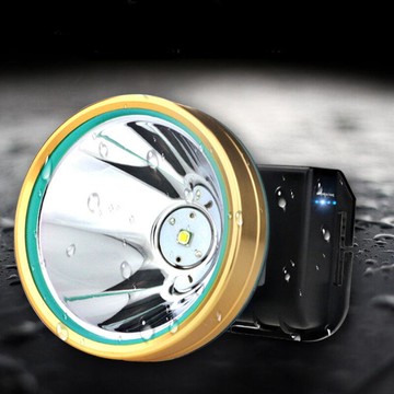 LED強光感應頭燈 礦燈 夜釣魚燈 探照燈 充電式手電筒 工作燈【DL452】 123便利屋