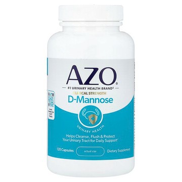 AZO, D-甘露糖，尿路健康，120 粒膠囊