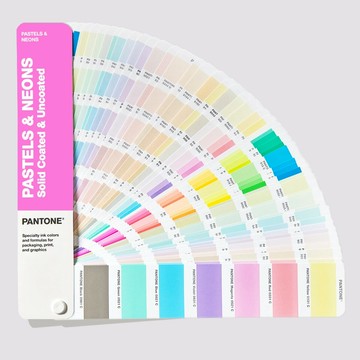 2024最新 PANTONE 色票 粉彩色 & 霓虹色指南 | 光面銅版紙 & 膠版紙 (Pastels & Neons Guide | Coated & Uncoated) /本 GG1504C（舊型號GG1504B）｜領券最高折$220