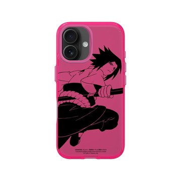 iPhone 16 Clear 粉漾桃 - 火影忍者 Naruto - 素描系列-Sasuke