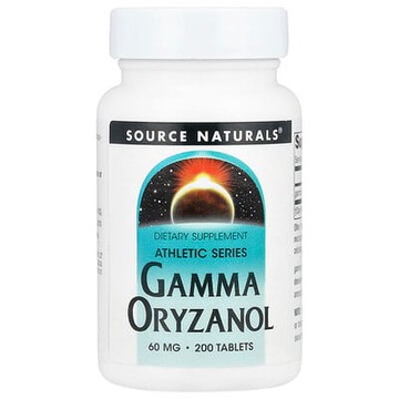 Source Naturals, 運動系列，γ-谷維素，60 毫克，200 片