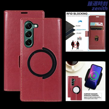 【真皮插卡】三星手機殼 S22Ultra手機殼 S23手機殼 翻蓋皮套 保護套 商務翻蓋 多卡位設計 真皮材質 自動喚醒 適用於Galaxy S22 Ultra/S23 Ultra