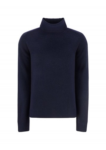 Palto - Turtleneck Sweater - Mens - Blue