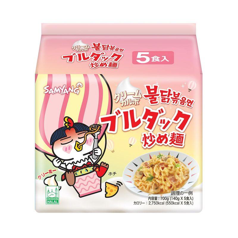 ブルダック炒め麺 袋麺 クリームカルボ 6個セット 140g×6個