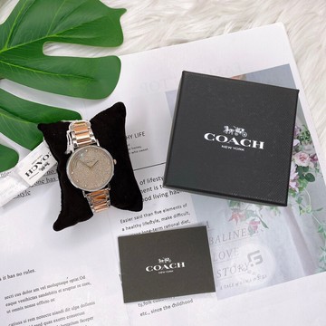 美國代購  台灣現貨  Coach 晶鑽流星女錶 手錶 14503522【送禮精選★APP下單點數4倍送】