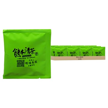 熊本清茶 阿里山輕焙烏龍立體茶包 台灣高山茶 三角茶包  50包  3g  1盒