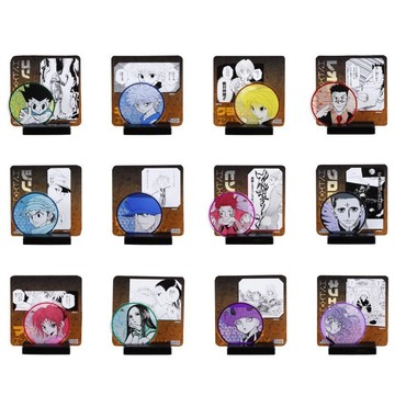 日本正版富堅義博展全職獵人名場麵亞剋力立牌岡奇犽酷拉皮卡西索