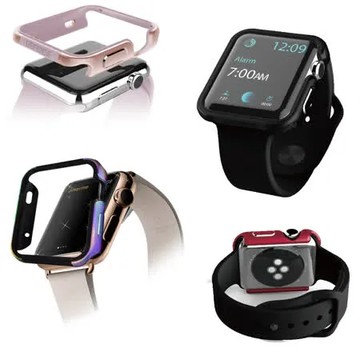 刀鋒Edge系列 Apple Watch 42mm 鋁合金雙料保護殼 保護邊框