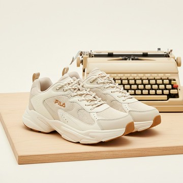 FILA 中性運動鞋 -卡其 4-J701Z-920