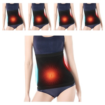 GIAT 吉亞特 石墨烯遠紅外線彈力暖塑腰帶 男女適用  M~L  5件