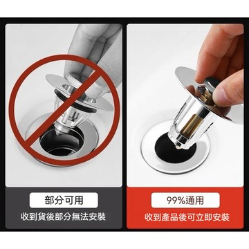 ⚡精選優品 彈跳芯 過濾芯 臉盆落水頭 洗臉盆漏水塞 洗手台臉盆塞 止水塞 按壓彈跳芯 彈跳過濾芯 洗手台 洗手槽 面盆