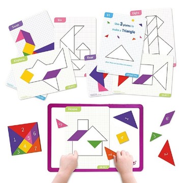 京尼教育 - 【GiSCOO STEAM系列】磁力七巧板 益智教具組