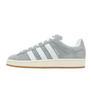 adidas 愛迪達 休閒鞋 Campus 00S 男鞋 灰 白 麂皮 經典 復古 Y2K 三葉草 JQ4109