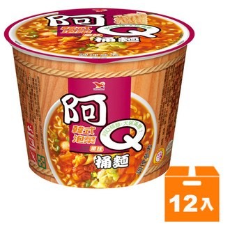 阿Q桶麵 韓式泡菜風味 102g (12入)/箱【康鄰超市】