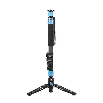 拍攝應用週邊 SIRUI 思銳 P-325FL 碳纖維 單腳架 附三腳座 加高版(P325 FL,公司貨)