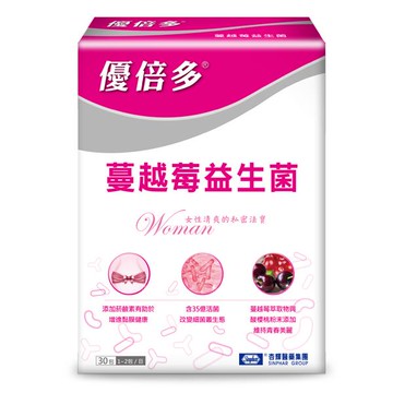 優倍多蔓越莓益生菌2g-30入