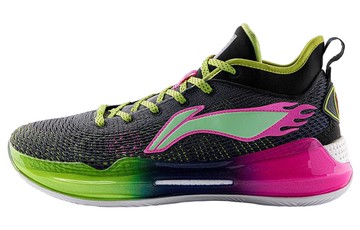 LI-NING YUSHUAI 13 LOW BLACK GREEN PURPLE