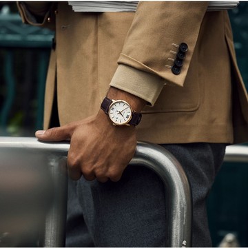 Bulova 寶路華 Hudson 系列自動機械腕錶 - 玫瑰金奢華款(97B225)