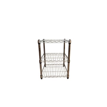 我塑我形 45 X 45 X 60 cm MIT二層收納式鐵力士架 波浪架 鐵架 置物架 展示架