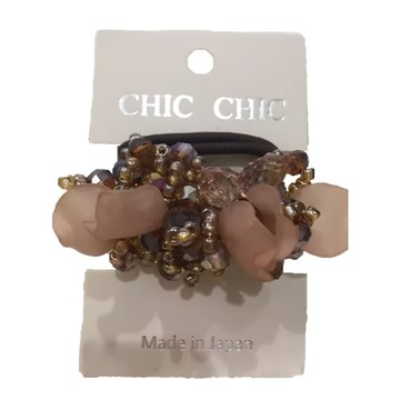 CHIC CHIC 日本造型髮束  花朵咖啡