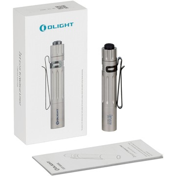 【錸特嚴選】OLIGHT i3T Ti 鈦合金 AAA筒 標配4號電池 EDC手電筒 雙向背夾  IPX8防水 尾按