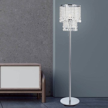 E27 電鍍進口水晶落地燈(光源另計)  F117-52-286-1