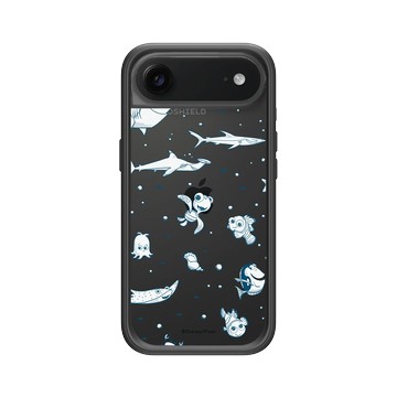 iPhone Air Mod NX -邊框背蓋組合 (相機按鈕) 黑 - 迪士尼-皮克斯 PIXAR - 海底總動員-海底世界