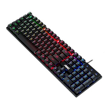 鍵盤 AOC有線鍵盤辦公專用打字滑鼠套裝電競機械手感電腦台式USB外接【MJ193612】