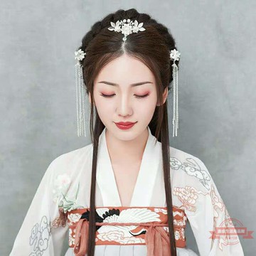 漢服發梳頭飾發簪套學生配飾古代表演步搖明制發飾仙批發廠家跨境