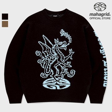 [MAHAGRID] Firedrake 針織毛衣_中性_韓式FIREDRAKE KNIT SWEATER