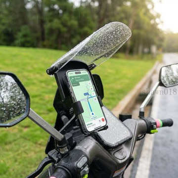 🌟臺灣出貨🌟新款防水手機支架電動車手機支架遮陽防雨頭盔摩托車車載手機支架 機車手機架 手機支架機車 機車手機支架 手