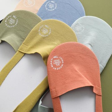 襪子女夏季薄款船襪淺口純棉隱形襪硅膠防滑不掉跟ins潮日系可愛