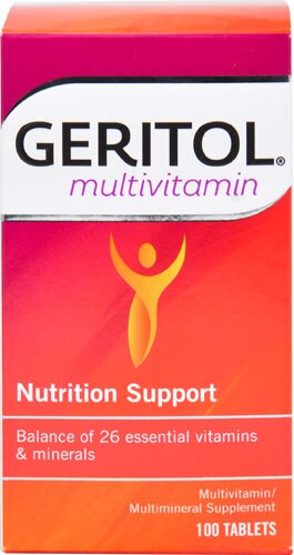 Geritol Multivitamin Nutritional Support 100 Tablets