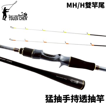TSUEN CHEN 寸真 猛抽手持透抽竿 雙竿尾 船釣竿  R753