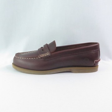 Timberland A5MXNEIW 女休閒鞋 經典船型休閒鞋 皮革 棕【iSport愛運動】